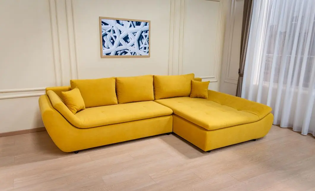 Colțar Extensibil Relax Galben - Vega 13 Dreapta