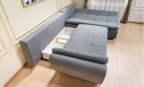 Colțar Extensibil Relax Gri Deschis- Vega 33 Dreapta