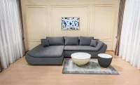 Colțar Extensibil Relax Gri Deschis - Vega 33 Stânga