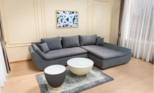 Colțar Extensibil Relax Gri Deschis- Vega 33 Dreapta