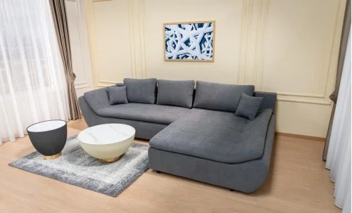 Colțar Extensibil Relax Gri Deschis- Vega 33 Dreapta
