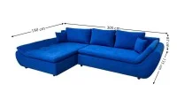 Colțar Extensibil Relax Albastru - Vega 38 Stânga 2