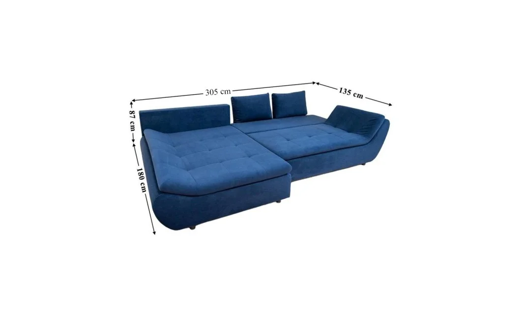 Colțar Extensibil Relax Albastru Închis - Vega 39 Stânga 2