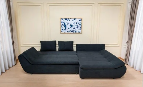 Colțar Extensibil Relax Negru - Vega 70 Dreapta