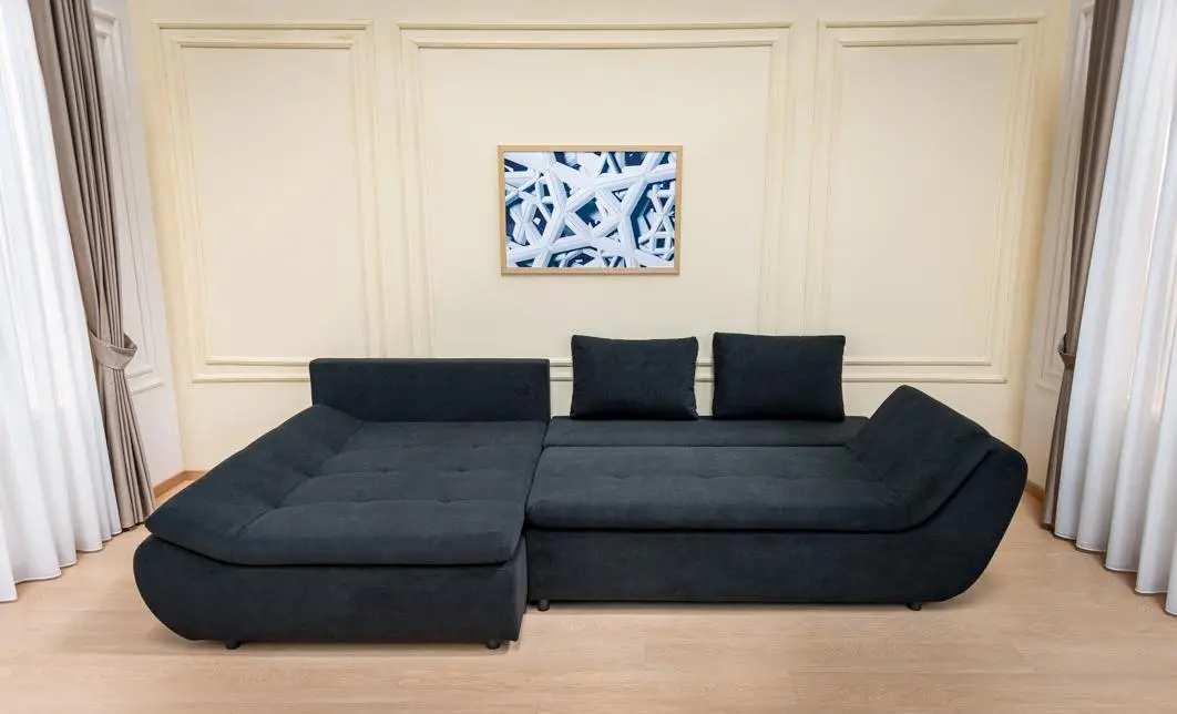 Colțar Extensibil Relax Negru - Vega 70 Stânga 5