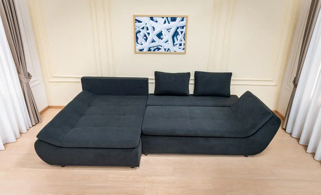 Colțar Extensibil Relax Negru - Vega 70 Stânga