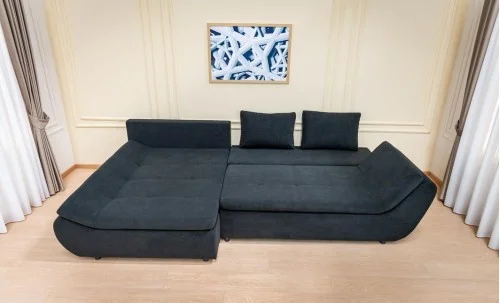 Colțar Extensibil Relax Negru - Vega 70 Stânga
