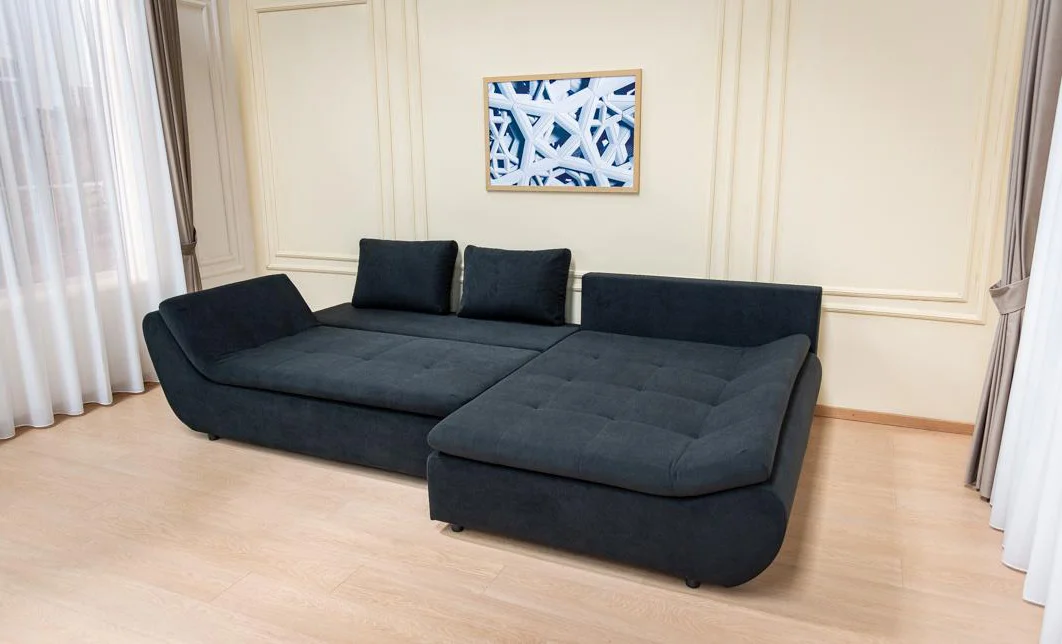 Colțar Extensibil Relax Negru - Vega 70 Dreapta