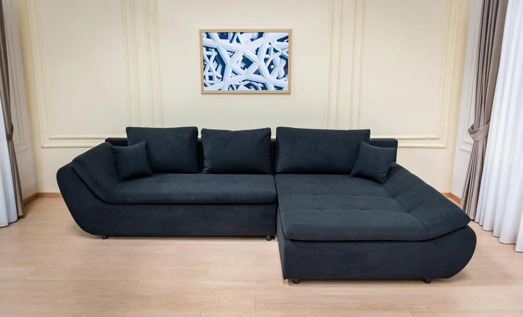 Colțar Extensibil Relax Negru - Vega 70 Dreapta