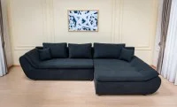 Colțar Extensibil Relax Negru - Vega 70 Dreapta