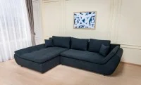 Colțar Extensibil Relax Negru - Vega 70 Stânga
