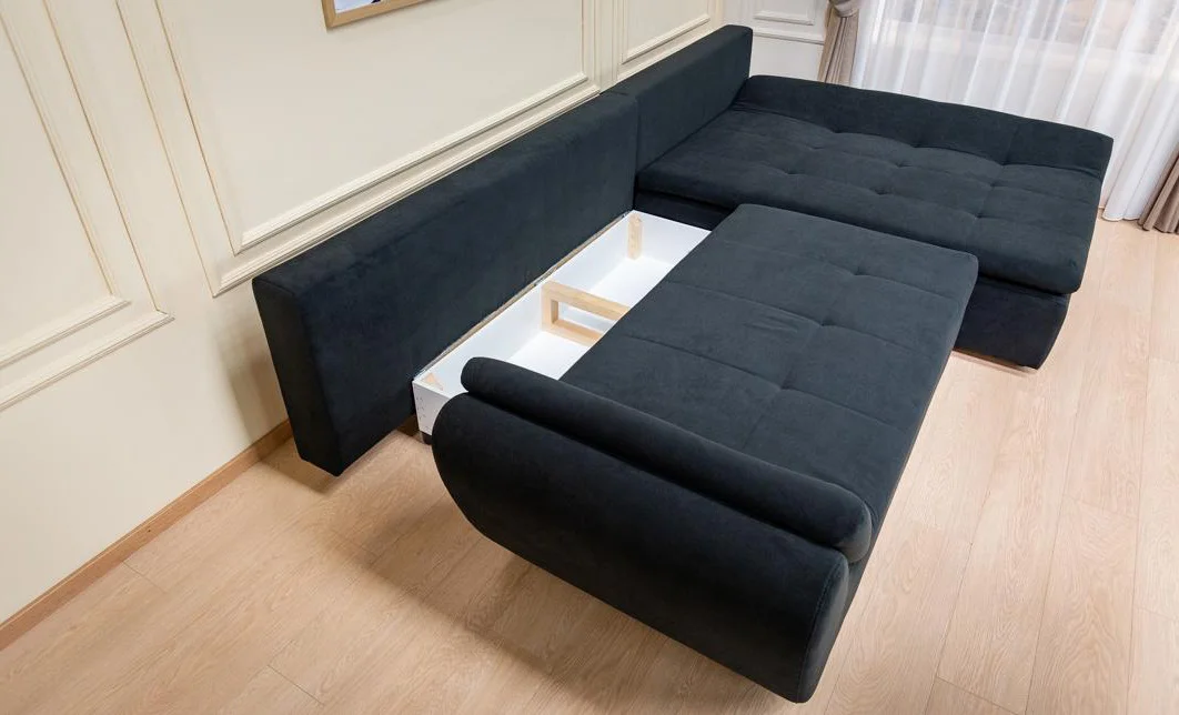 Colțar Extensibil Relax Negru - Vega 70 Dreapta 6