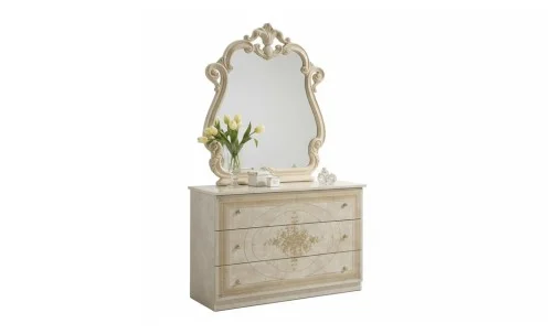 Dormitor Clasic Amalfi Beige cu Dulap 6 Uși