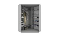 Dulap Personalizat de Colt Oglinda/Alb, 150 x 150 2
