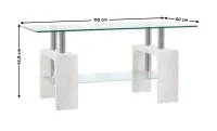 Masuta Cafea CT345 Alb 1