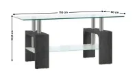 Masuta Cafea CT345 Negru 1