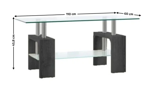 Masuta Cafea CT345 Negru