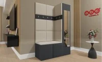 Cuier Hol Luca 5, Grafit/Crem - Manila 02