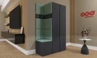 Cuier Hol Luca 4, Grafit/Verde menta - Manila 11