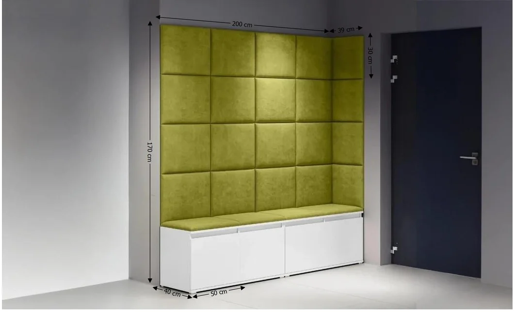 Cuier Hol Max 3, Alb/ Verde - Trinity 12 1
