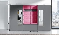 Cuier Hol Max 10, Grafit/ Roz - Trinity 10 1