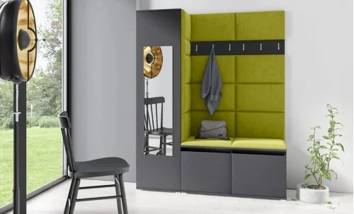 Cuier Hol Max 14, Grafit/Verde - Trinity 12