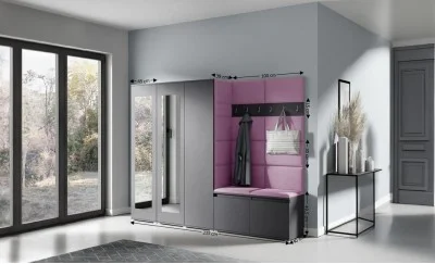 Cuier Hol Max 15, Grafit/ Mov - Trinity 11