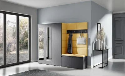 Cuier Hol Max 15, Grafit/ Galben - Trinity 18
