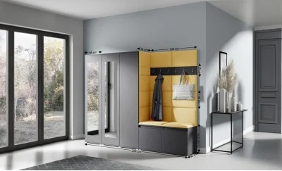 Cuier Hol Max 15, Grafit/ Galben - Trinity 18