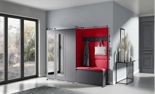 Cuier Hol Max 15, Grafit/ Rosu - Trinity 24