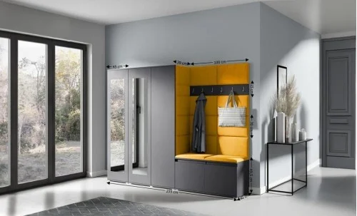 Cuier Hol Max 15, Grafit/ Portocaliu - Trinity 26