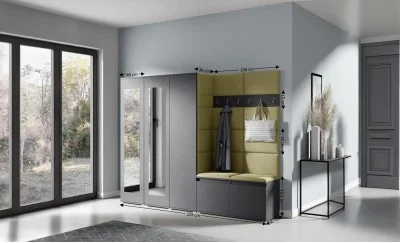 Cuier Hol Max 15, Grafit/ Verde - Trinity 27
