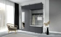 Cuier Hol Max 16, Grafit/ Gri - Trinity 14