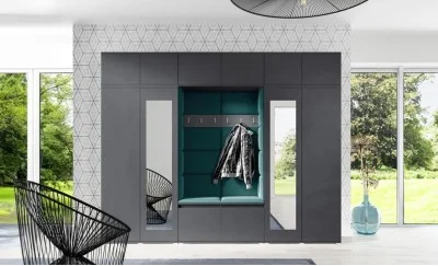 Cuier Hol Max 17, Grafit/Verde - Trinity 28