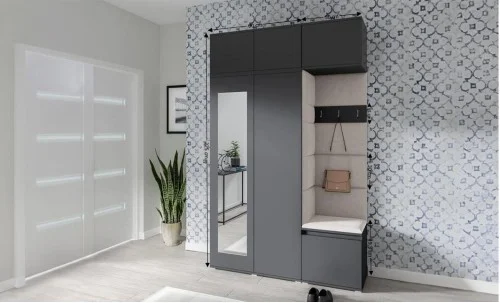 Cuier Hol Max 18, Grafit/ Crem - Trinity 1