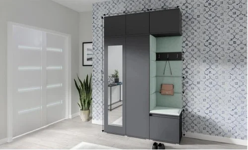 Cuier Hol Max 18, Grafit/ Verde - Trinity 21