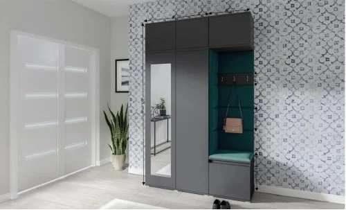 Cuier Hol Max 18, Grafit/ Verde - Trinity 28