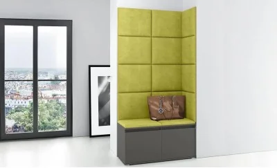 Cuier Hol Max 2, Grafit/ Verde - Trinity 12