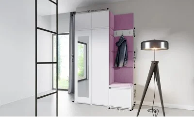 Cuier Hol Max 20, Alb/Mov - Trinity 11