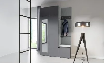 Cuier Hol Max 20, Grafit/Gri - Trinity 14