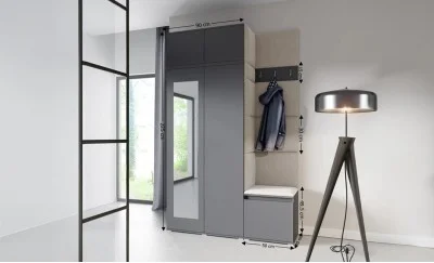 Cuier Hol Max 20, Grafit/Bej - Trinity 2