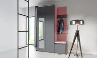 Cuier Hol Max 20, Grafit/Roz - Trinity 23