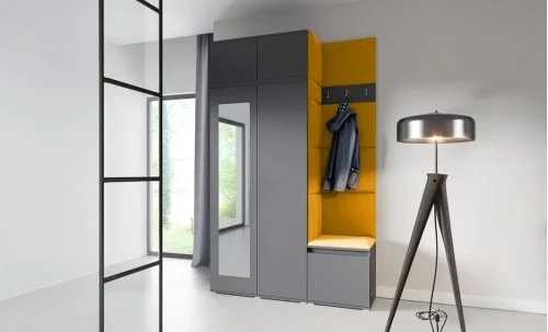 Cuier Hol Max 20, Grafit/Portocaliu - Trinity 26