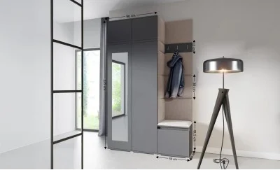 Cuier Hol Max 20, Grafit/Maro - Trinity 5