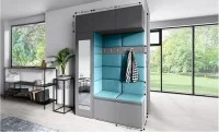 Cuier Hol Max 21, Grafit/ Albastru - Trinity 13 1