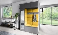 Cuier Hol Max 21, Grafit/ Portocaliu - Trinity 26
