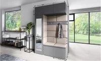 Cuier Hol Max 21, Grafit/ Maro - Trinity 5