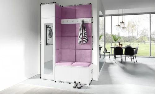 Cuier Hol Max 22, Alb/ Mov - Trinity 11