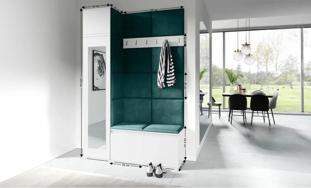 Cuier Hol Max 22, Alb/ Verde - Trinity 28 1