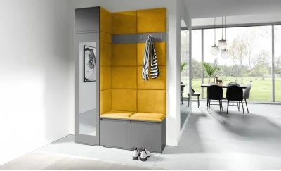 Cuier Hol Max 22, Grafit/ Portocaliu - Trinity 26